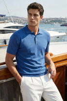Surin Premium Pamuk Triko Polo Yaka Regular Fit Erkek Tişört - Livio Ferri