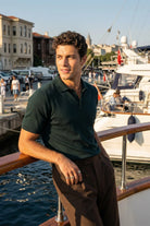 Surin Premium Pamuk Triko Polo Yaka Regular Fit Erkek Tişört - Livio Ferri