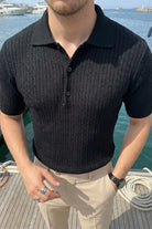 Tangi Premium Pamuk Slim Fit Polo Yaka Erkek Triko Tişört - Livio Ferri