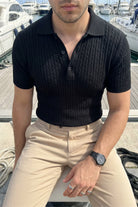 Tangi Premium Pamuk Slim Fit Polo Yaka Erkek Triko Tişört - Livio Ferri