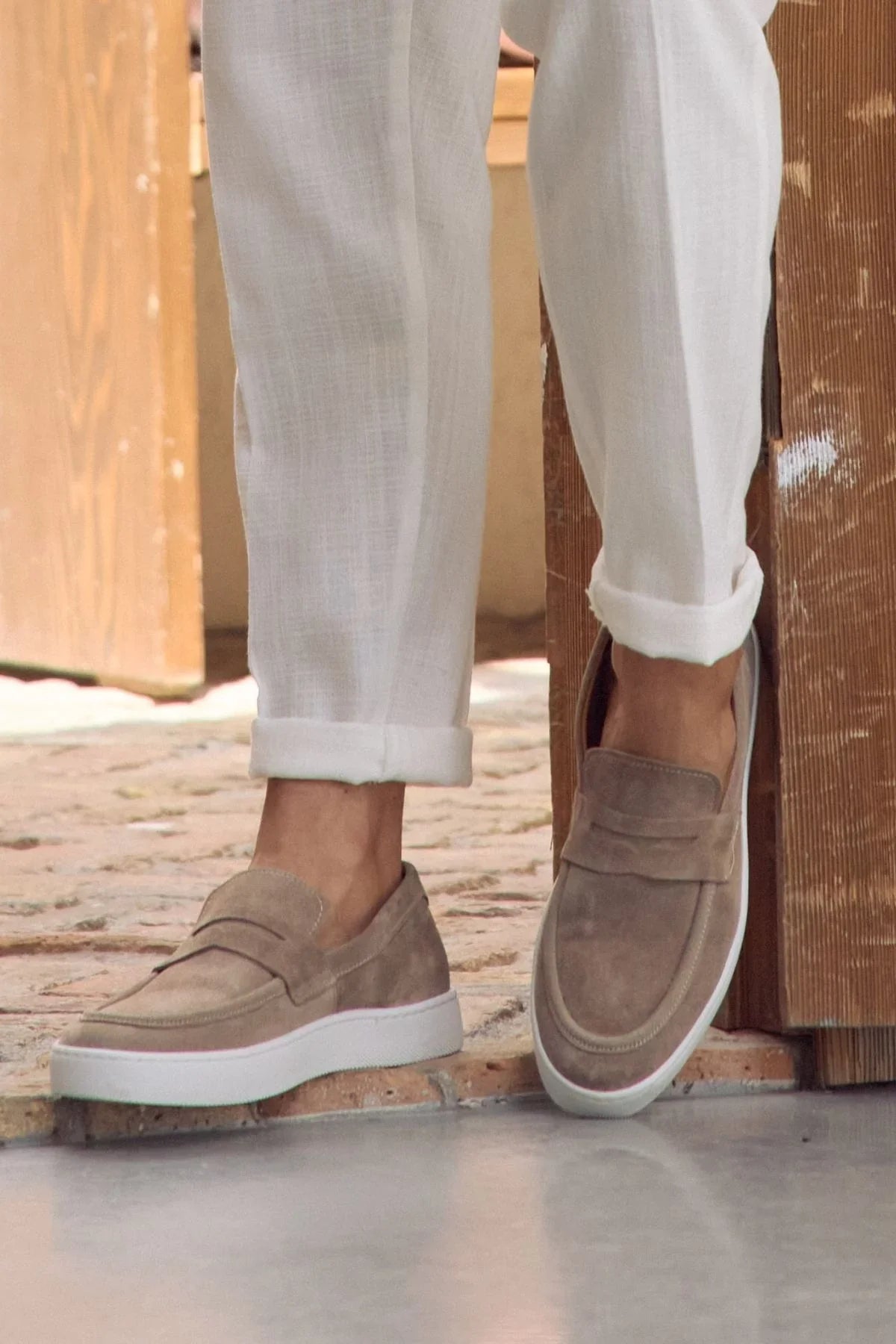 veme-erkek-loafer-ayakkabi-hakiki-suet-deri-klasik-rahat-form-24326 - Livio Ferri