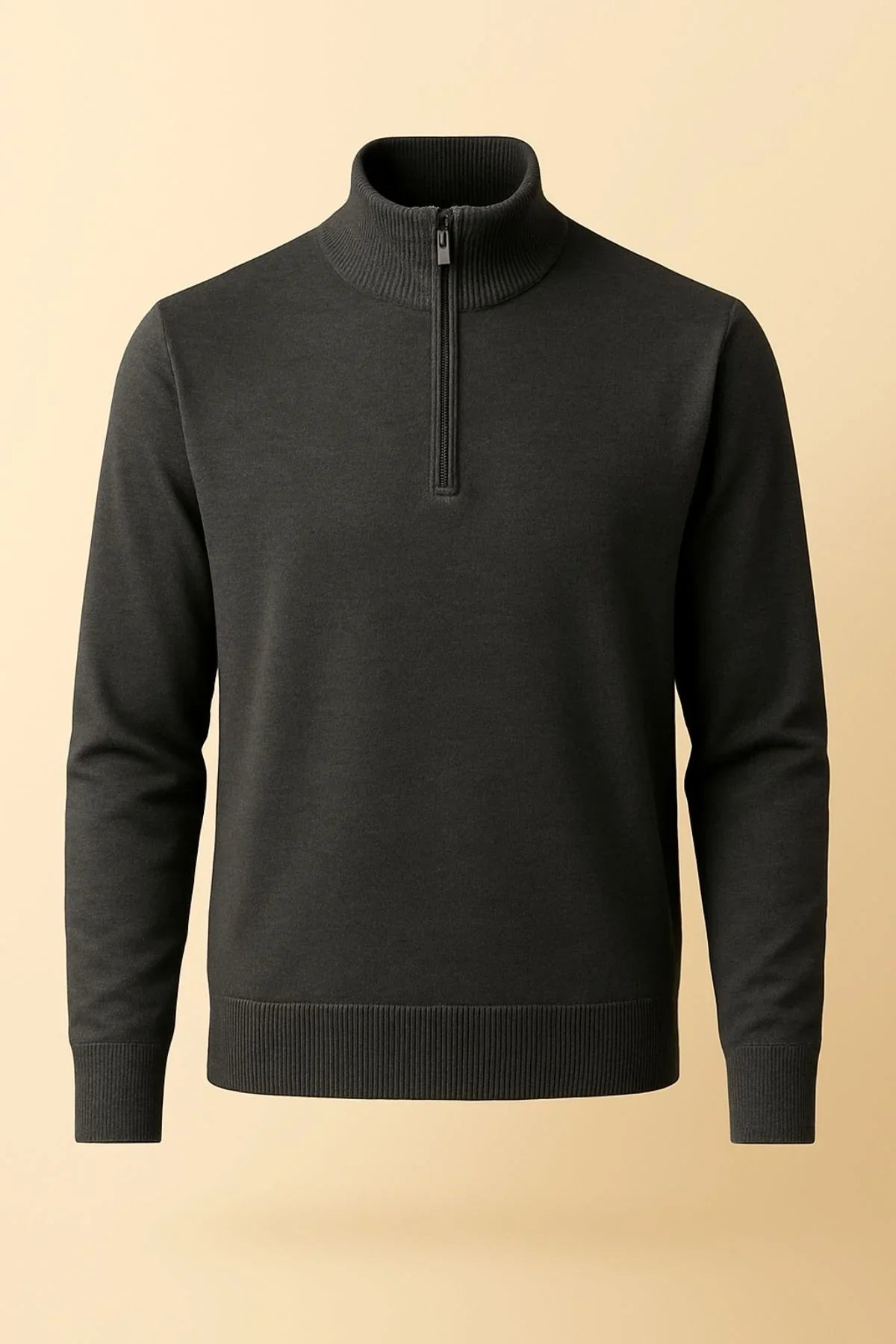 Yukon Erkek Yarım Fermuarlı Dik Yaka Erkek Triko