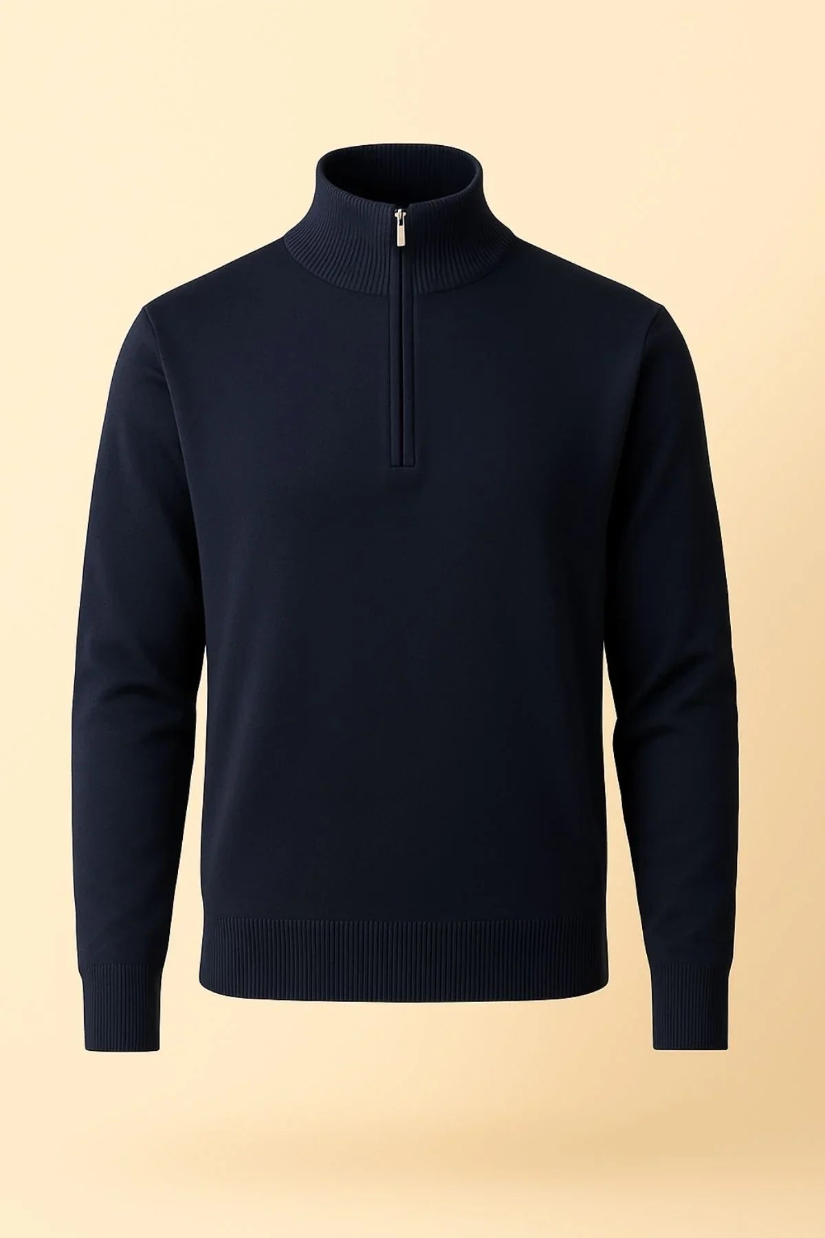 Yukon Erkek Yarım Fermuarlı Dik Yaka Erkek Triko