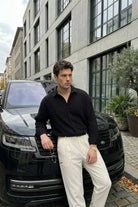 Yurin Erkek Premium Müslin %100 Pamuk Oversize Uzun Kollu Gömlek - Livio Ferri